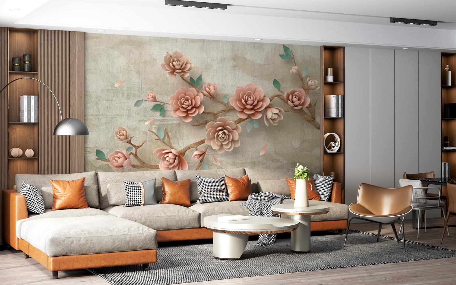 Fototapeta keď prší, na konároch sa objavia hnedé púčiky