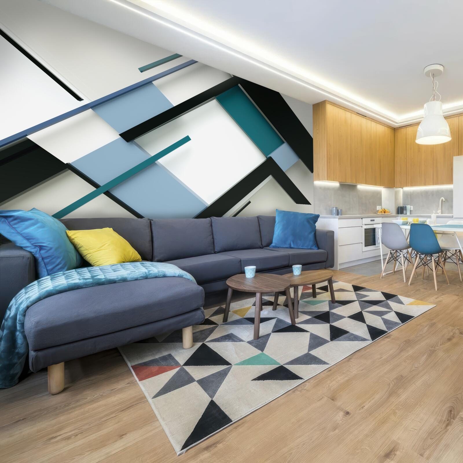 Fototapeta geometrické tvary v abstrakcii