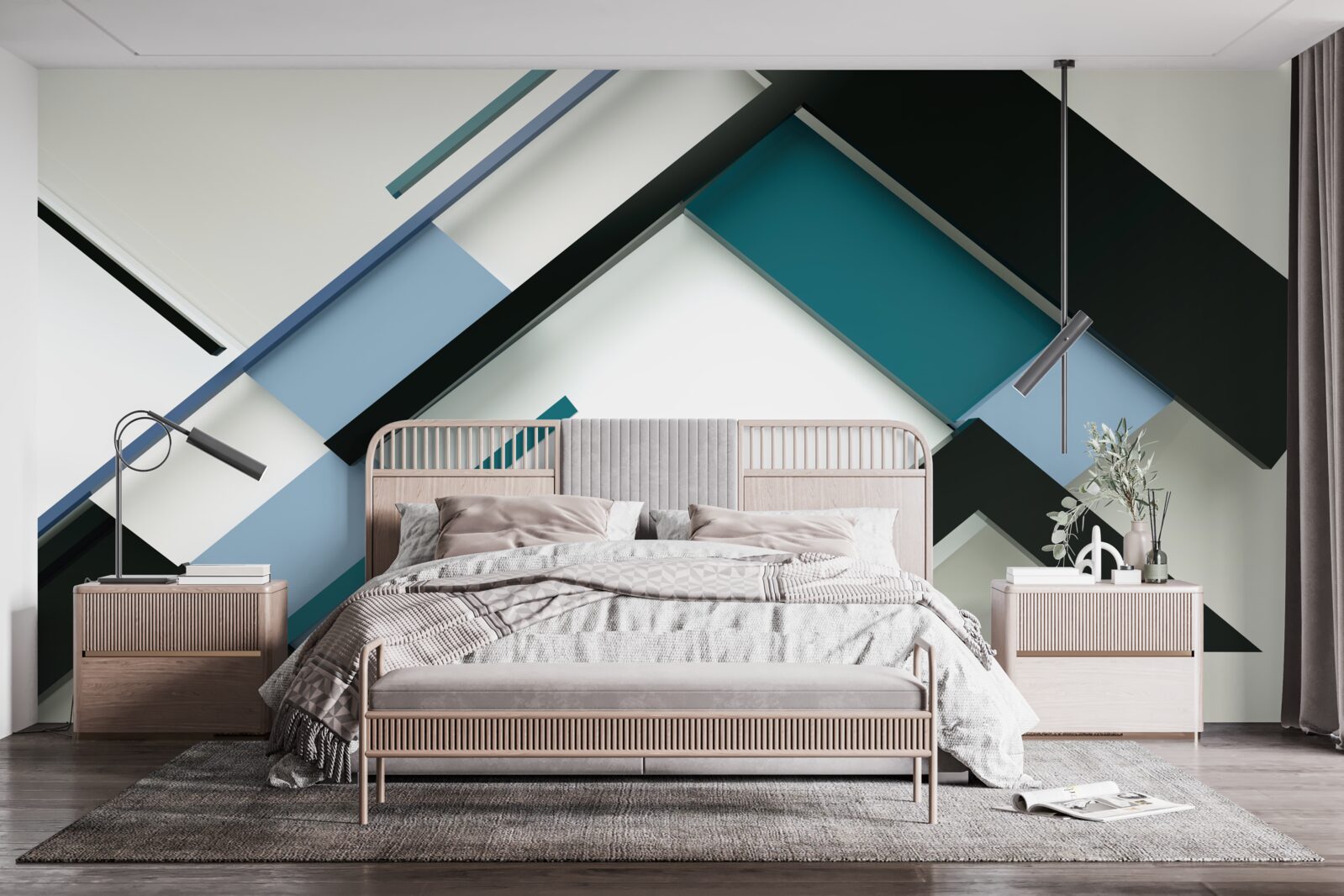 Fototapeta geometrické tvary v abstrakcii