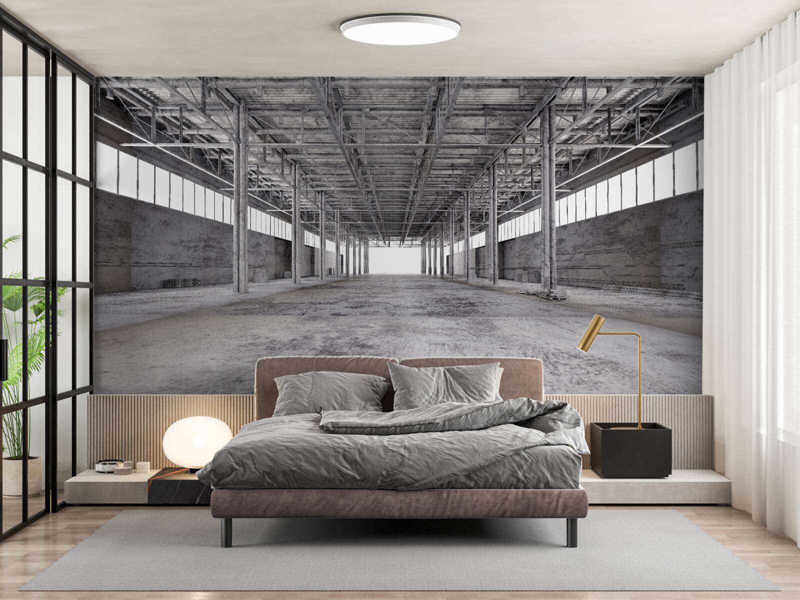 Fototapeta čiernobiele štúdio je prázdne