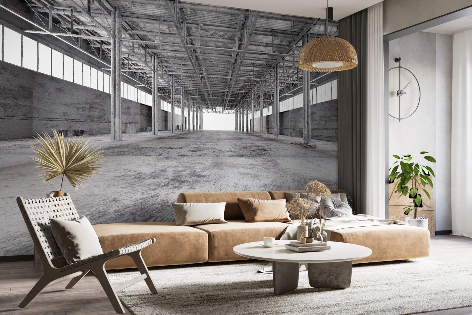 Fototapeta čiernobiele štúdio je prázdne