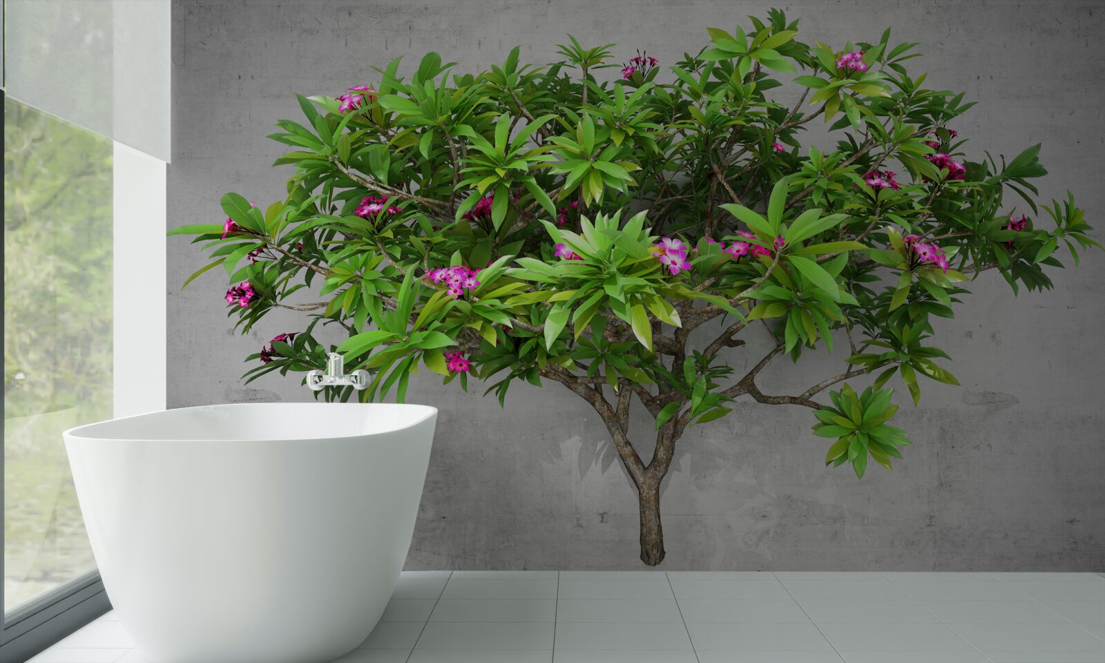 Fototapeta záblesk zelene na listnatom strome