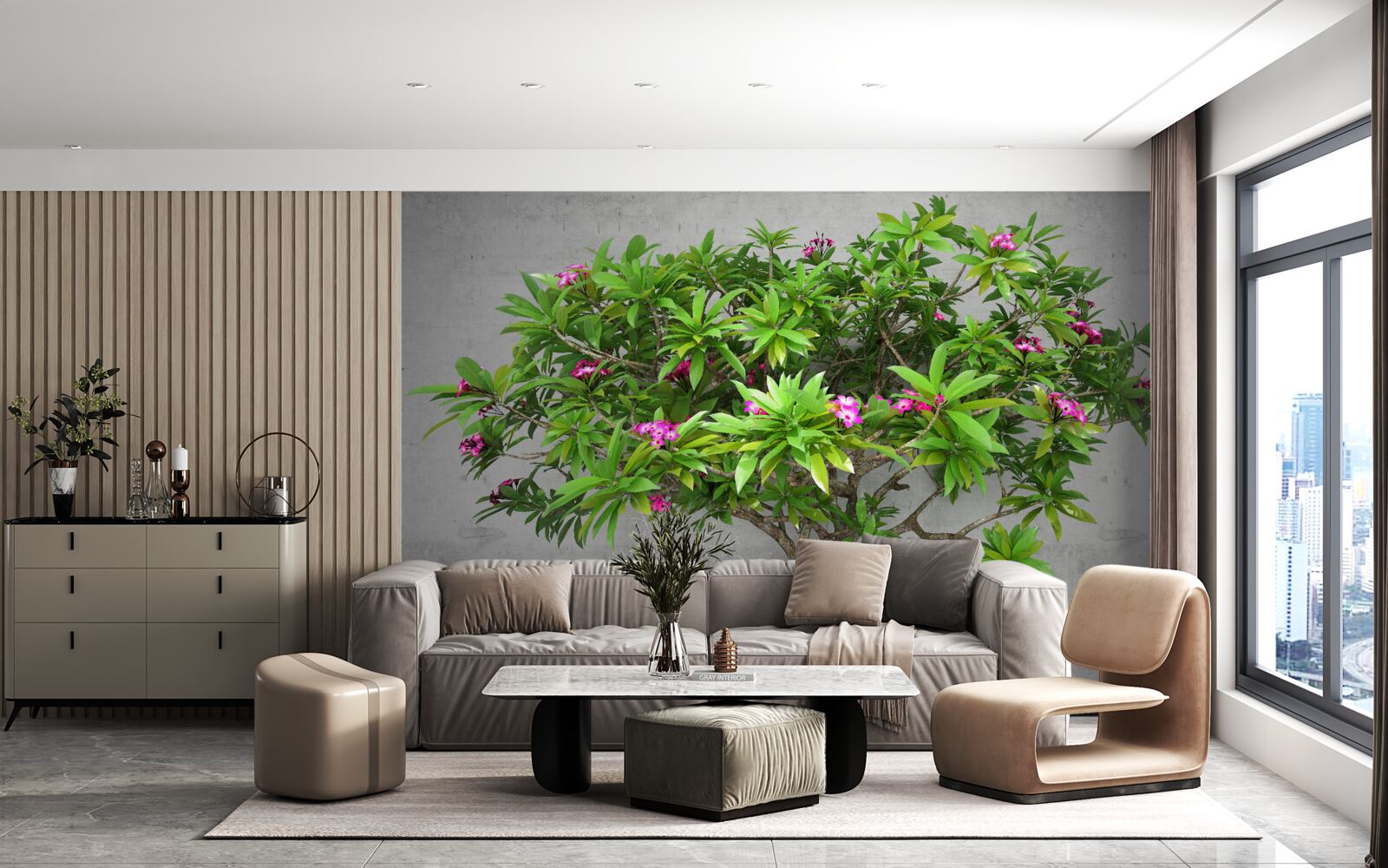 Fototapeta záblesk zelene na listnatom strome