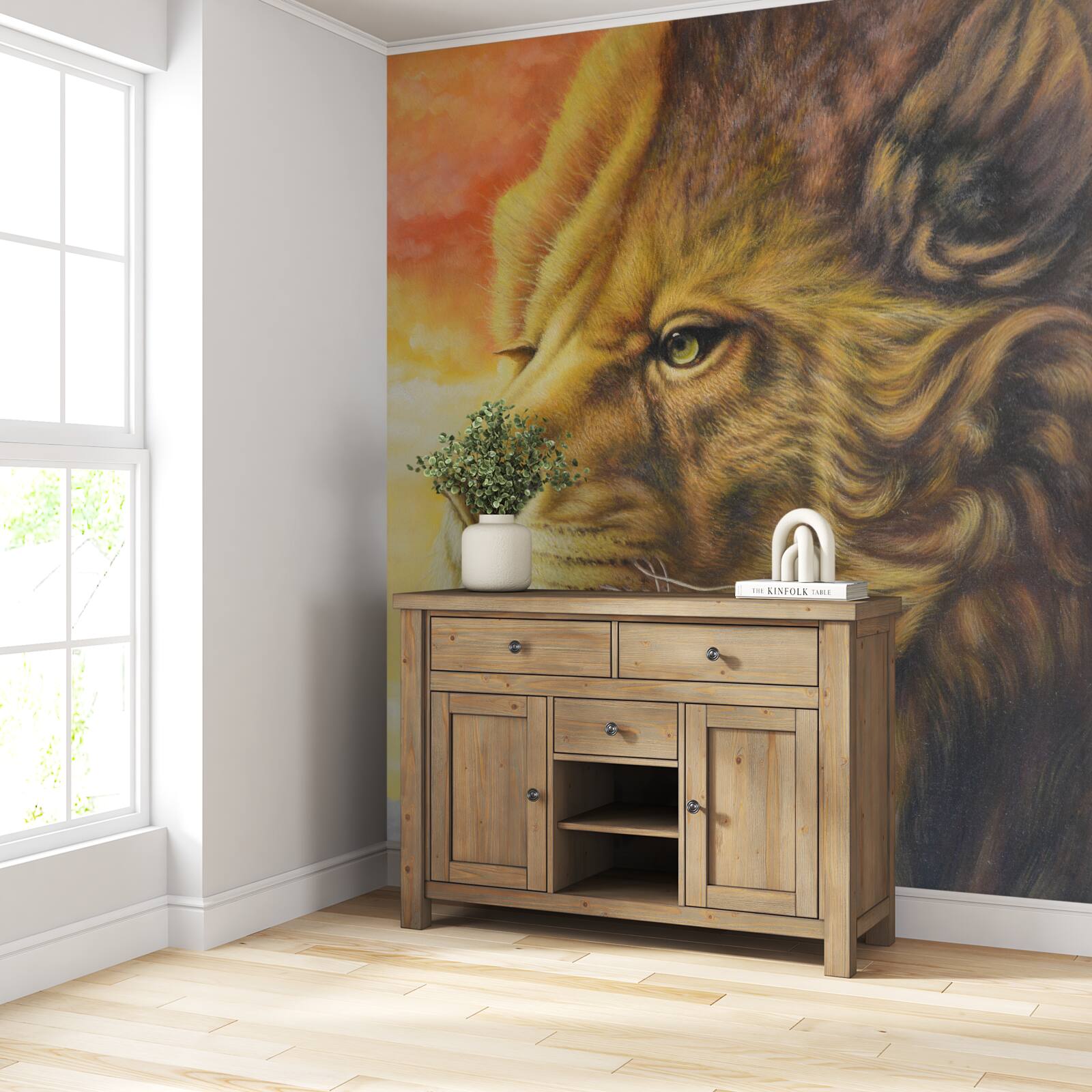 Fototapeta nádherný obraz leva