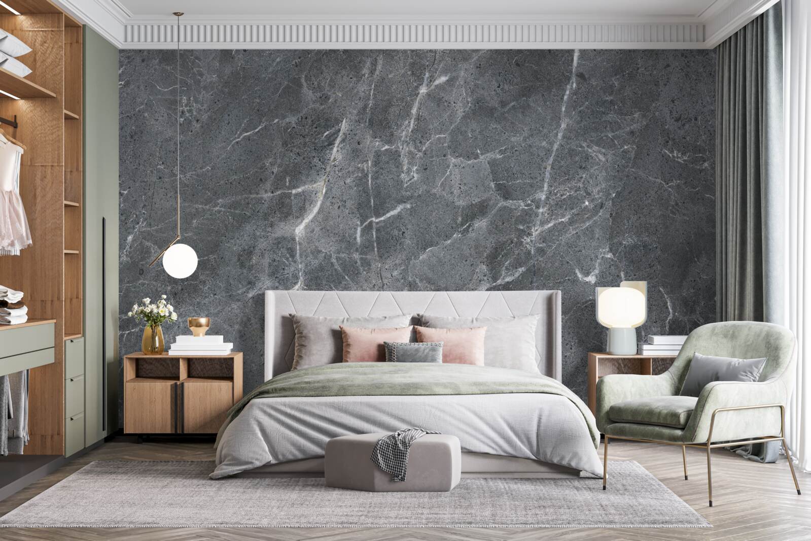 Fototapeta sivé oblaky plné dažďa a tmy