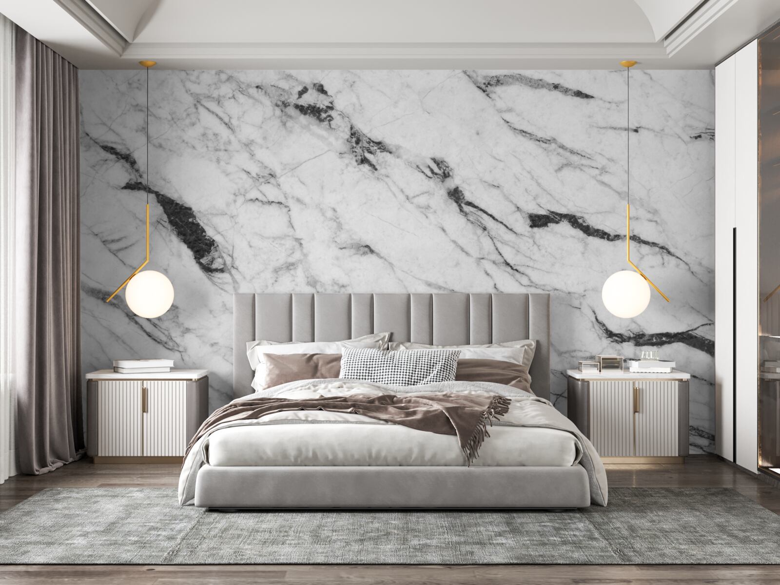 Fototapeta kombinácia bieleho a modrého dymu