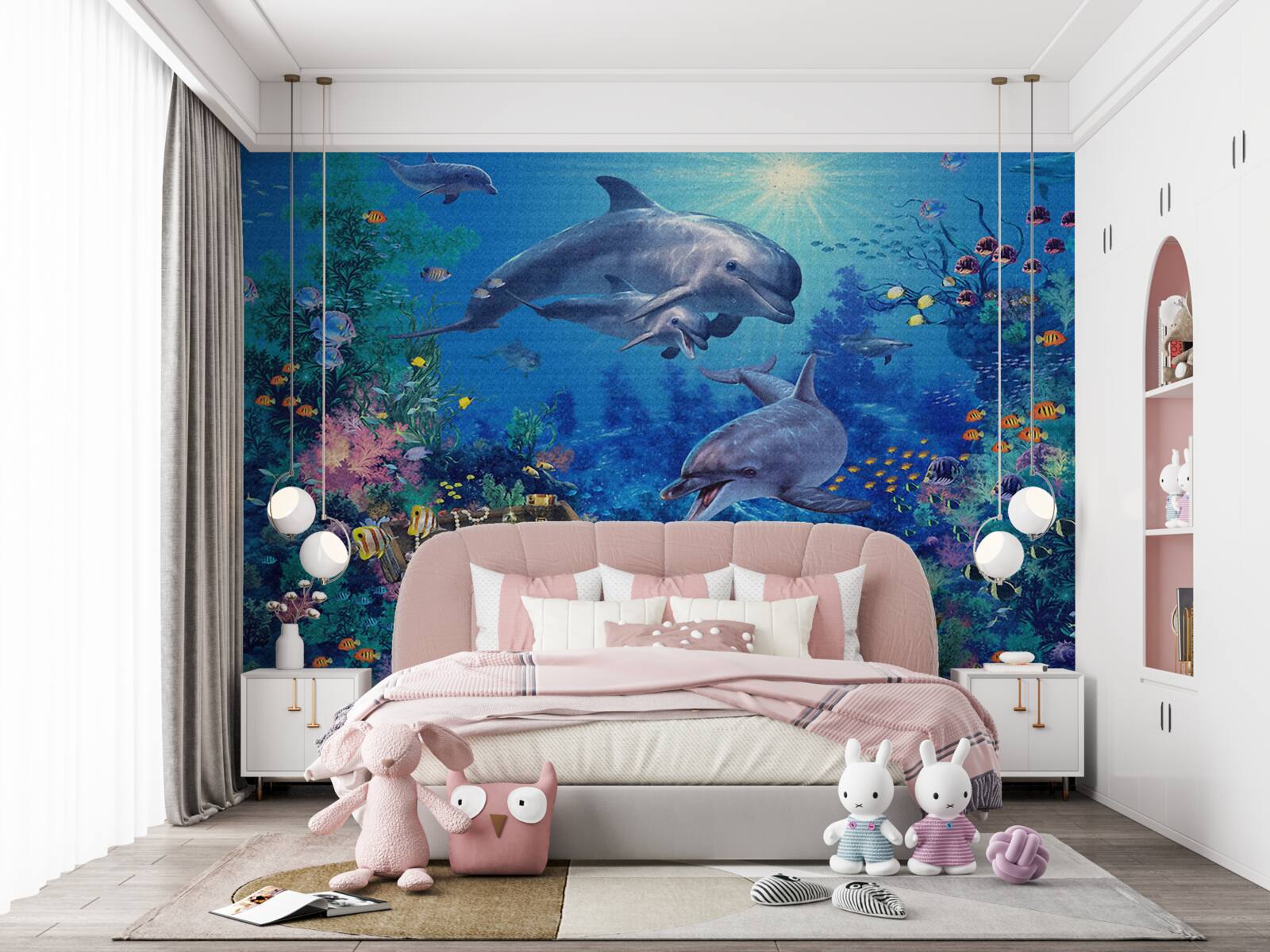 Fototapeta poklad objavili delfíny