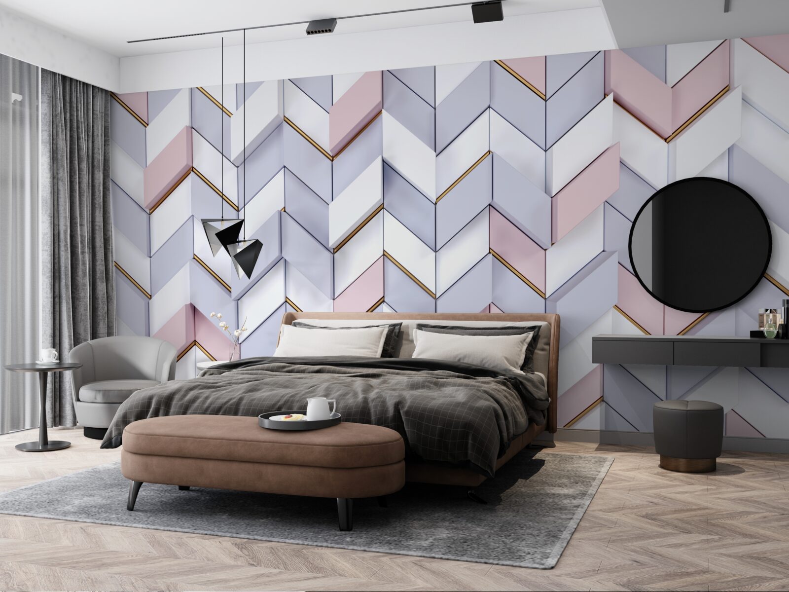 Fototapeta cikcaky odrážajúce sa ako v zrkadle