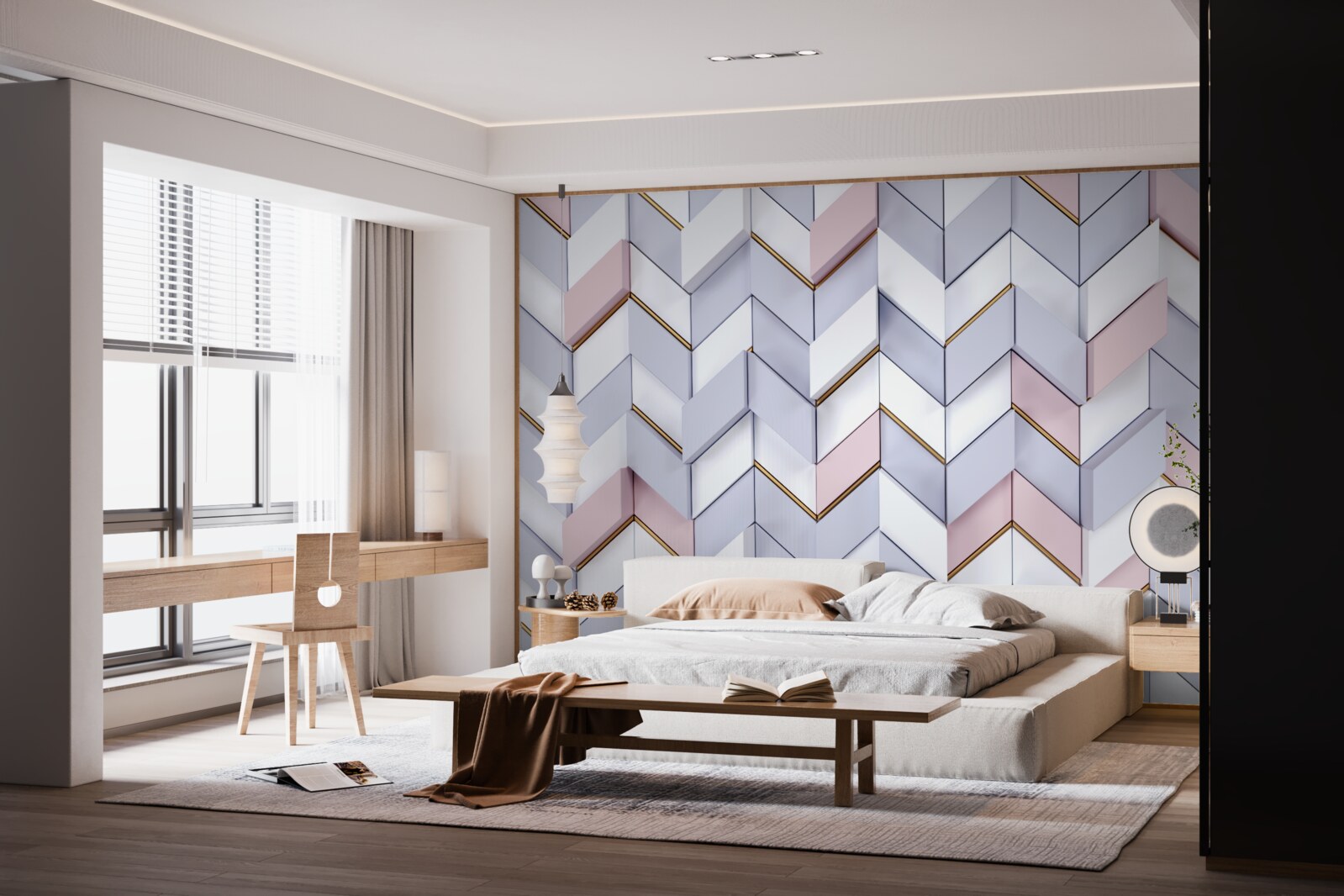 Fototapeta cikcaky odrážajúce sa ako v zrkadle