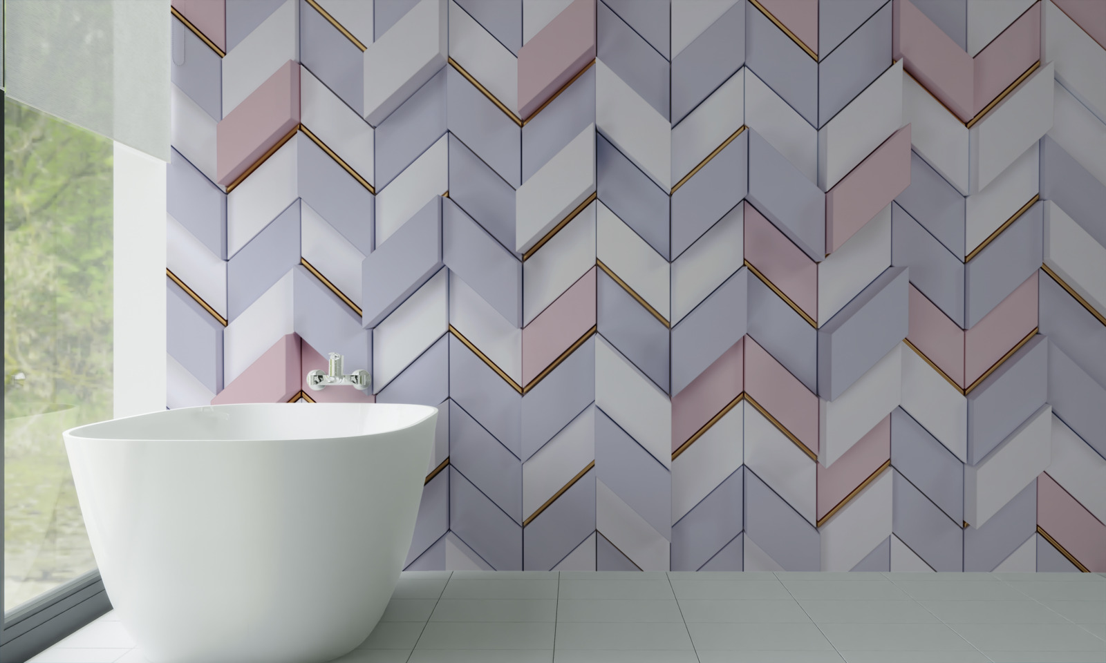 Fototapeta cikcaky odrážajúce sa ako v zrkadle