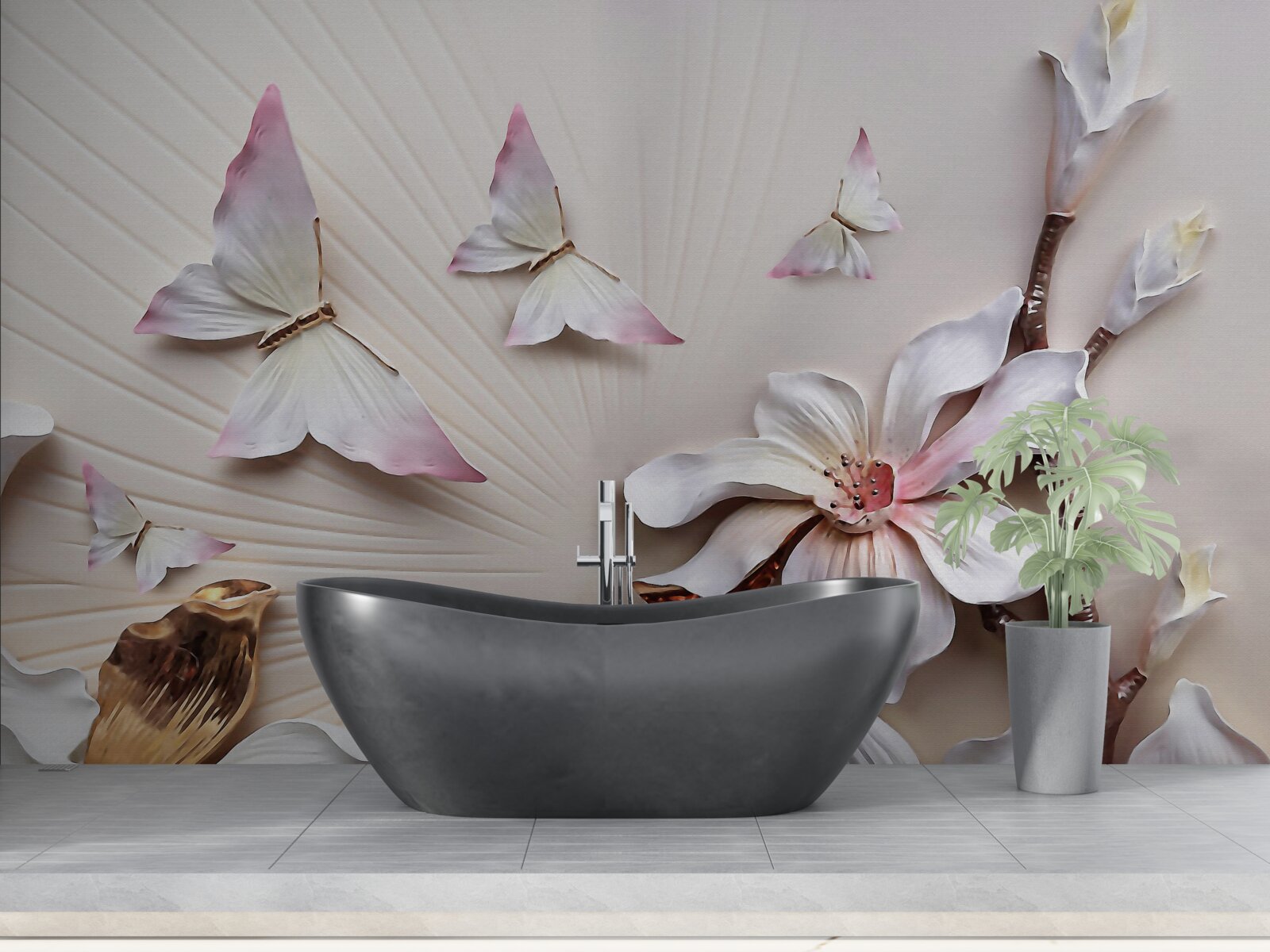 Fototapeta Mory nad jasnými púčikmi