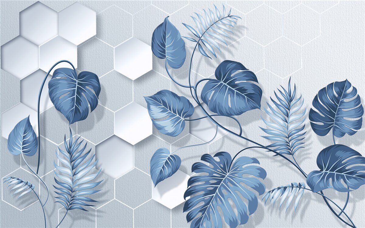 Fototapeta monstera na nedefinovanom pozadí