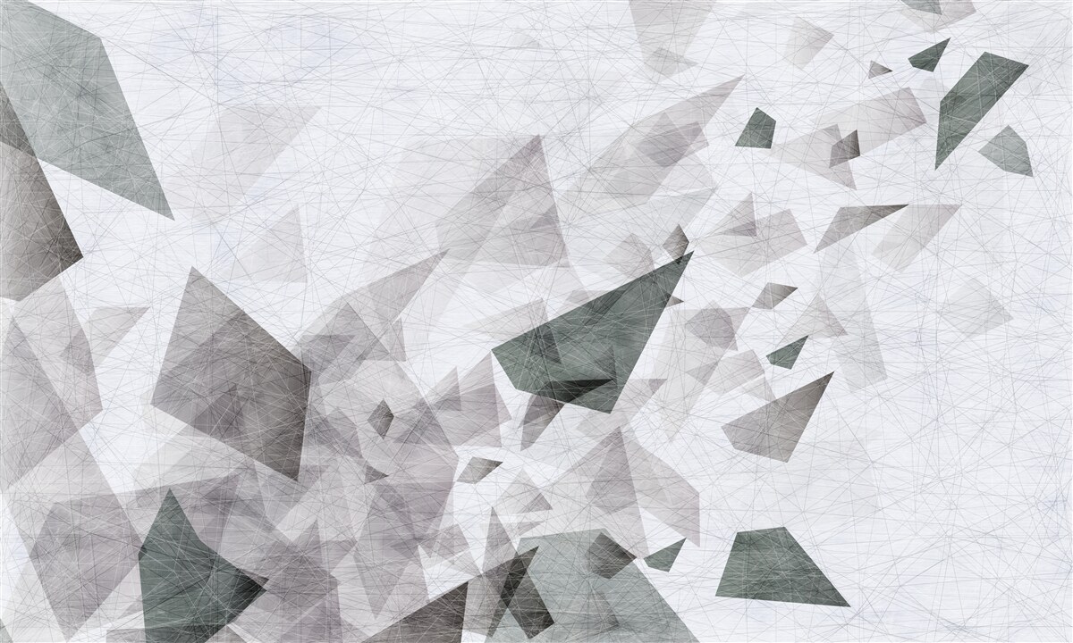 Fototapeta sivé pozadie s abstraktným vzorom nití