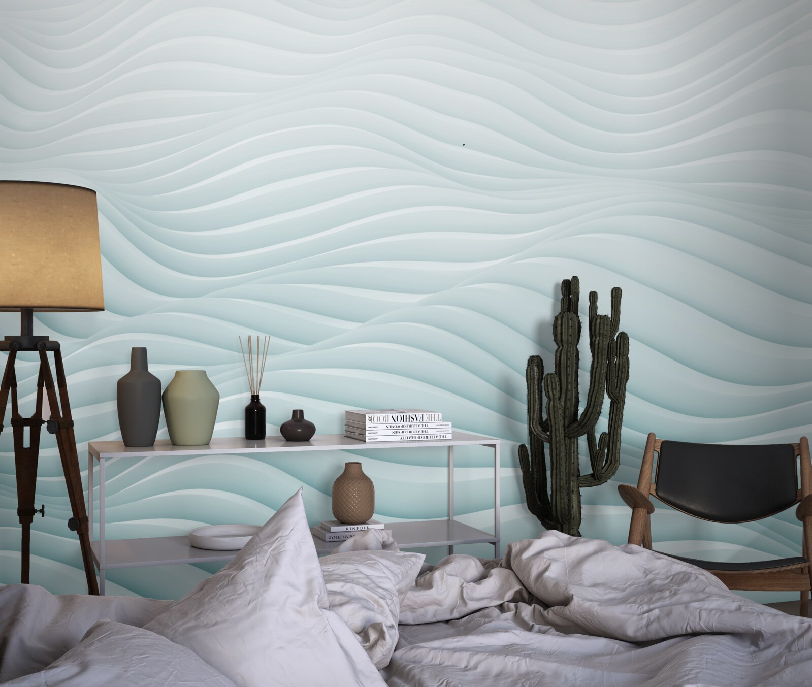 Fototapeta abstrakcia hladkých morských vĺn