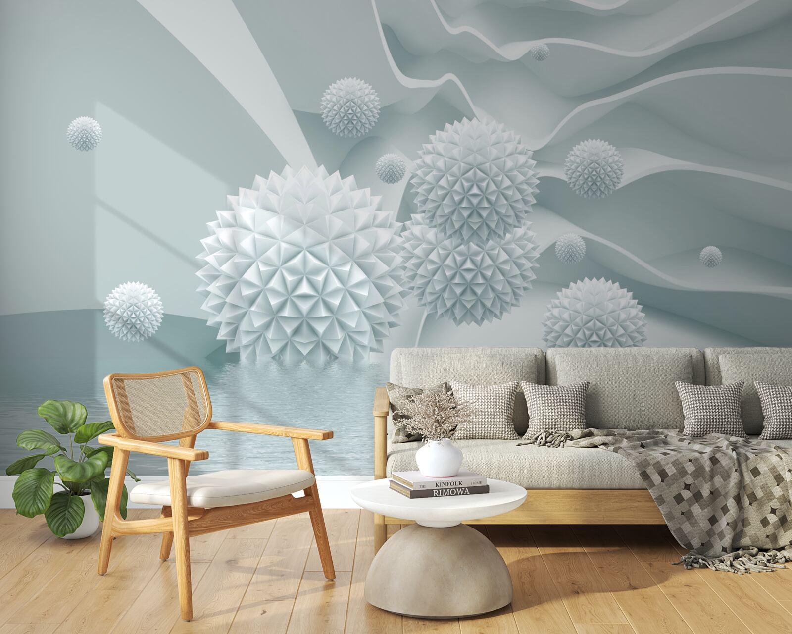 Fototapeta gule sú biele a ostré, vznášajú sa bez tiaže