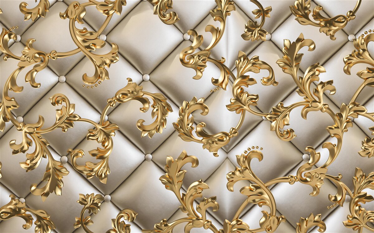 Fototapeta textúra pod zlatými vetvami