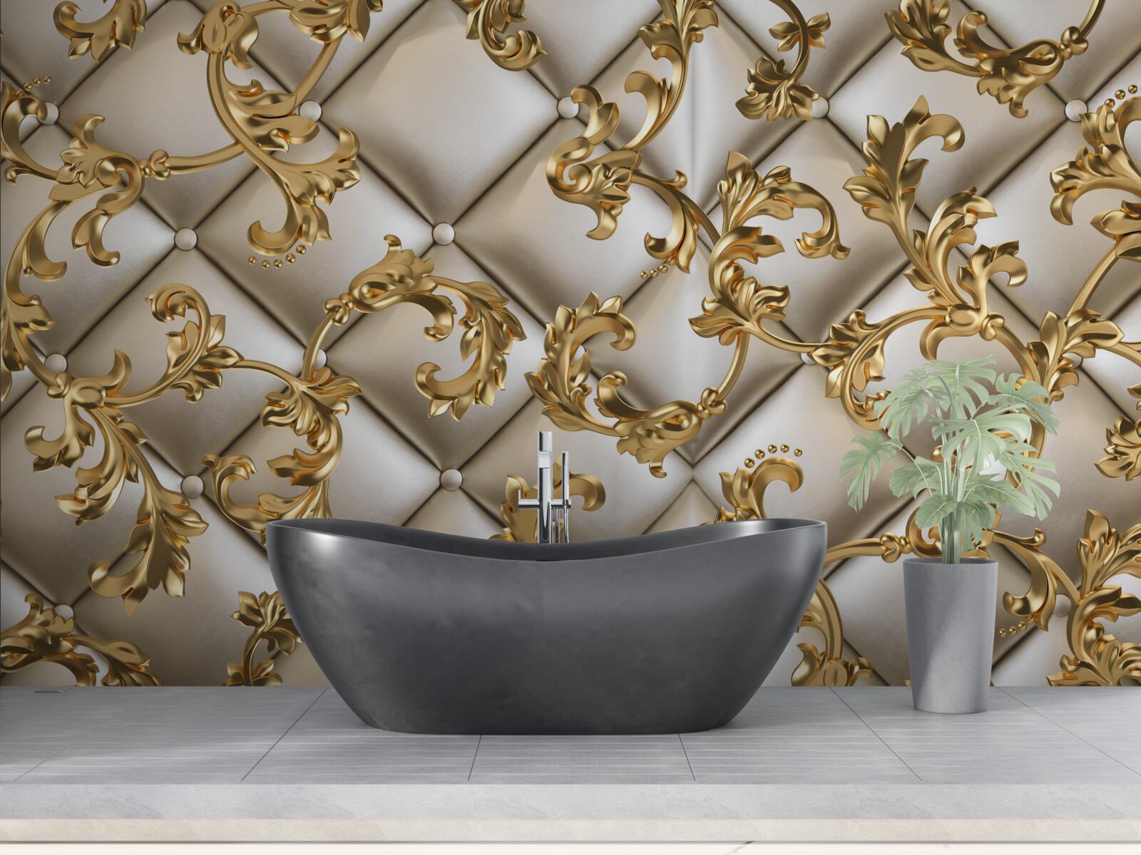 Fototapeta textúra pod zlatými vetvami