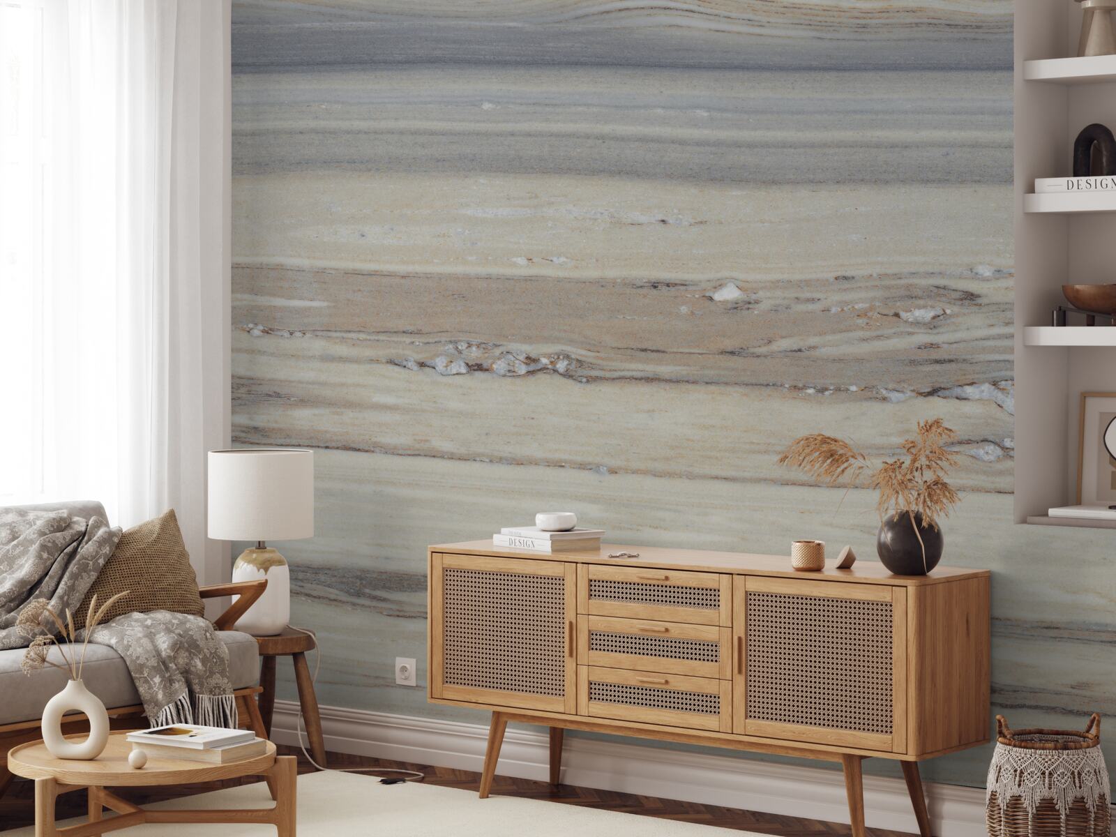 Fototapeta svetlosivý morský piesok