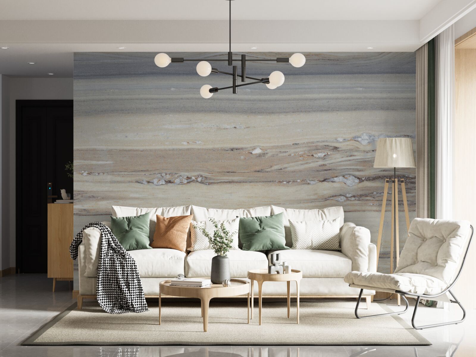 Fototapeta svetlosivý morský piesok