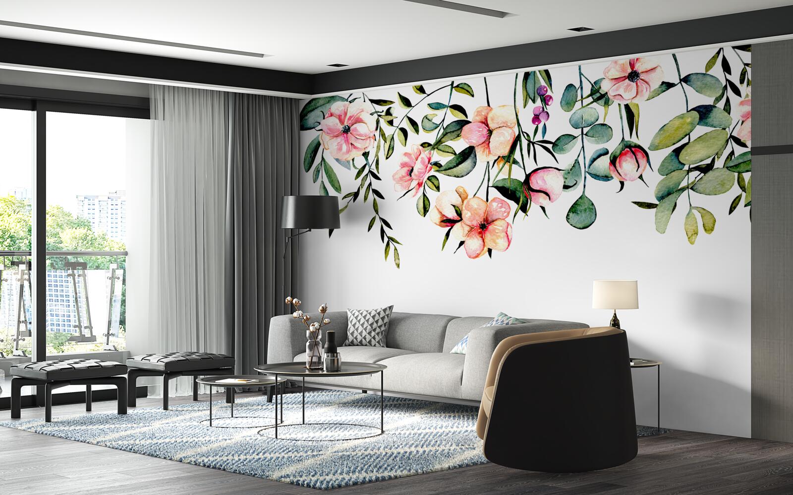 Fototapeta kvety rastúce v lete