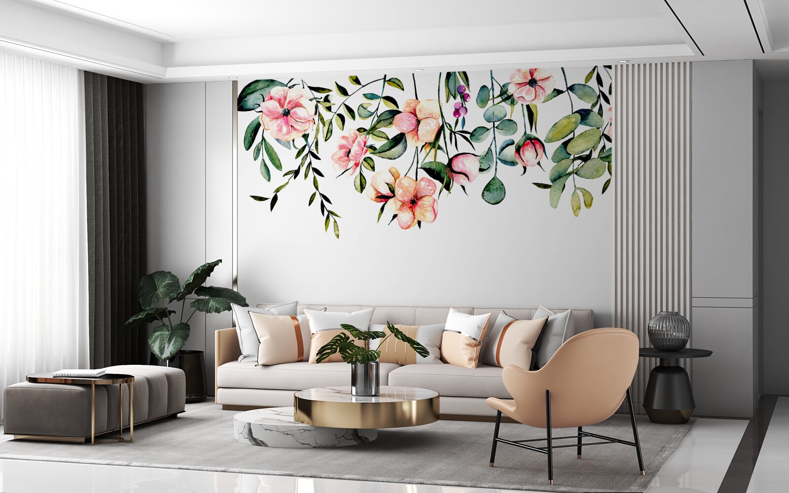 Fototapeta kvety rastúce v lete