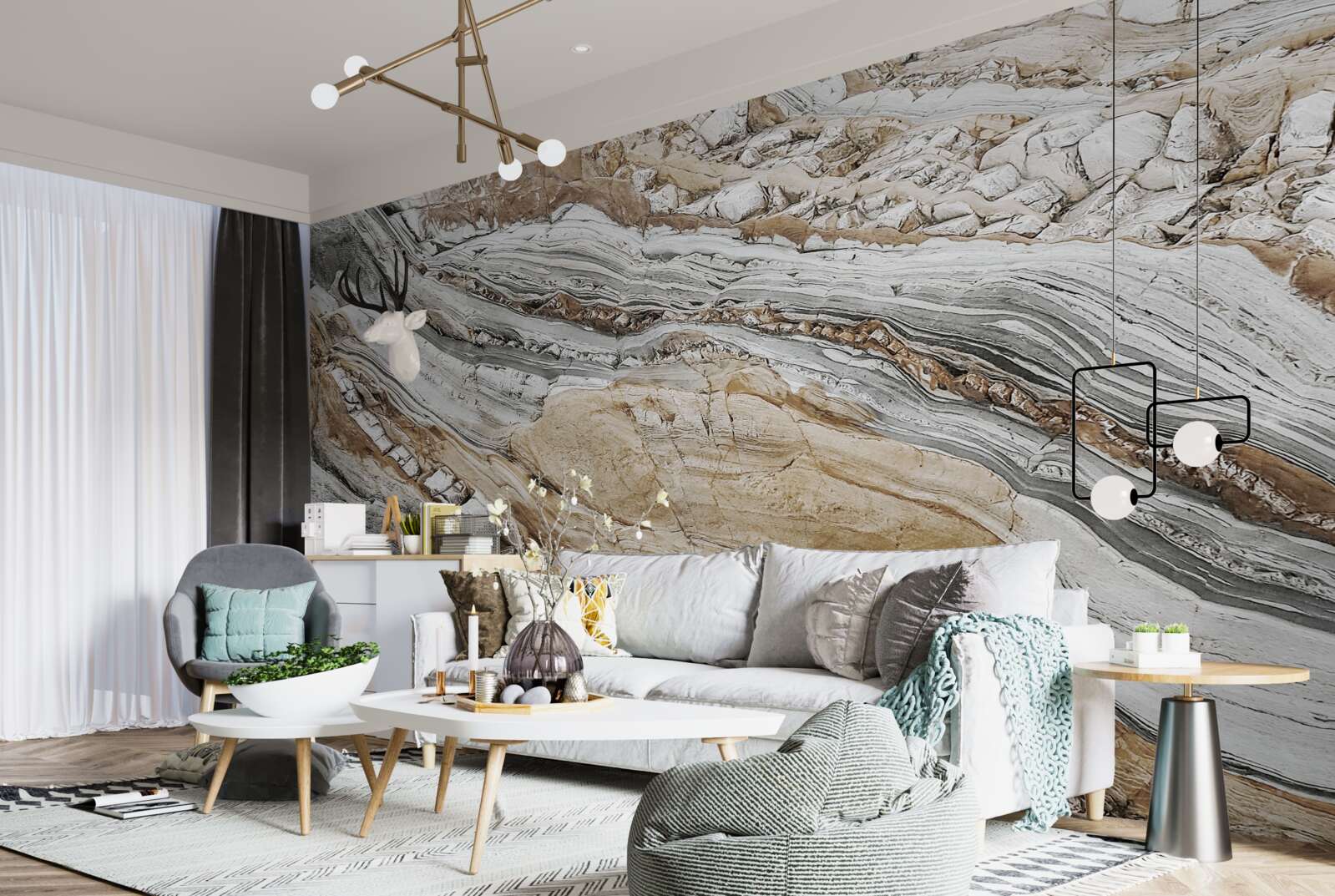 Fototapeta skalnaté pobrežie mora