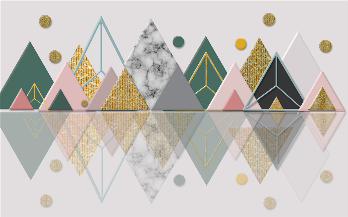 Fototapeta odraz jesenných stromov na vodnej hladine