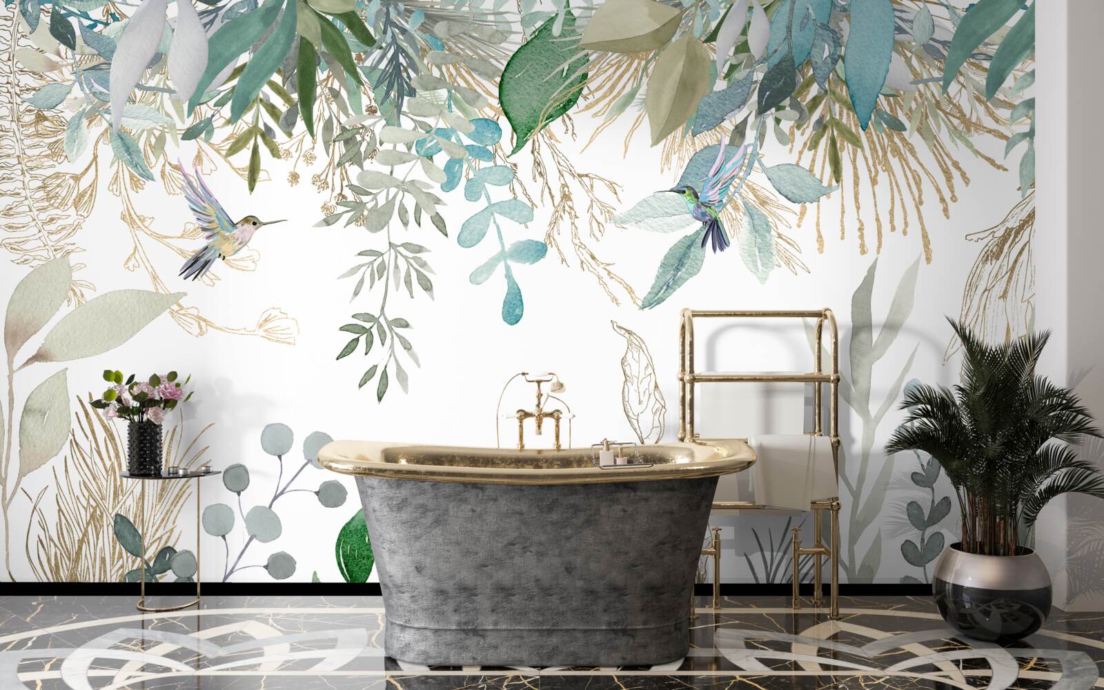 Fototapeta rozmanitosť tropickej flóry