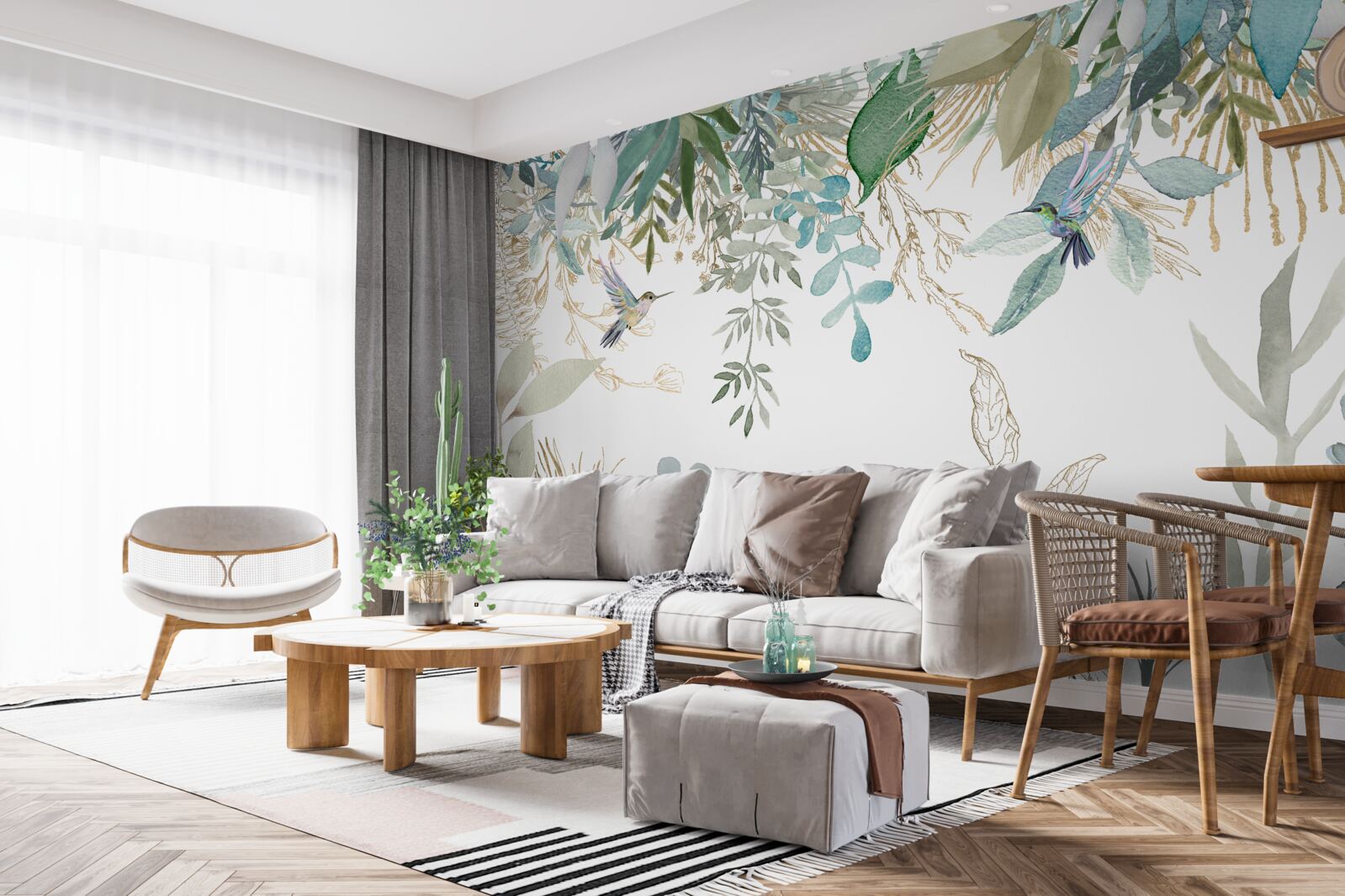 Fototapeta rozmanitosť tropickej flóry