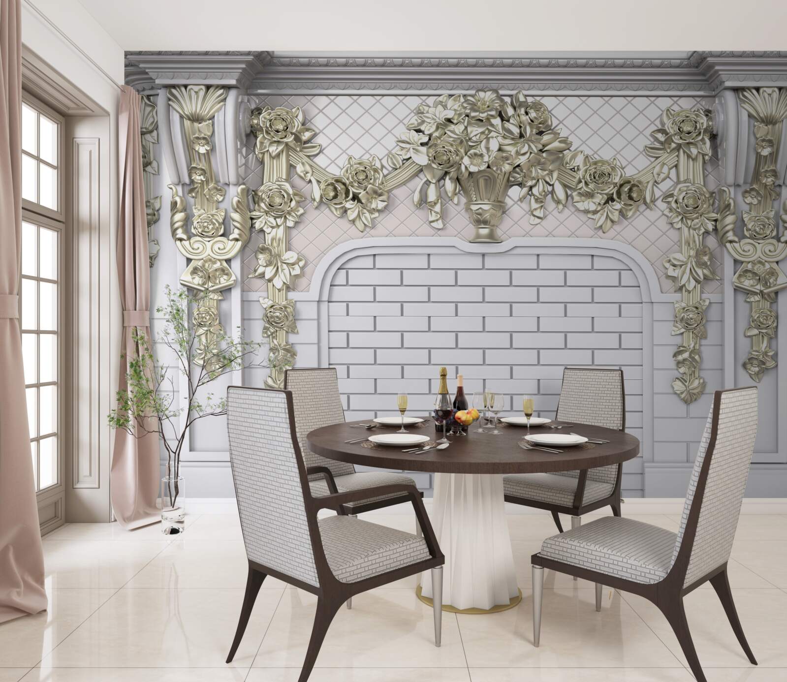 Fototapeta krb, bohato zdobený