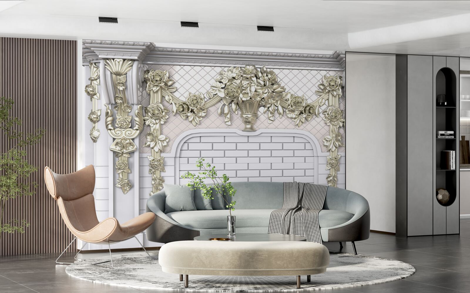 Fototapeta krb, bohato zdobený