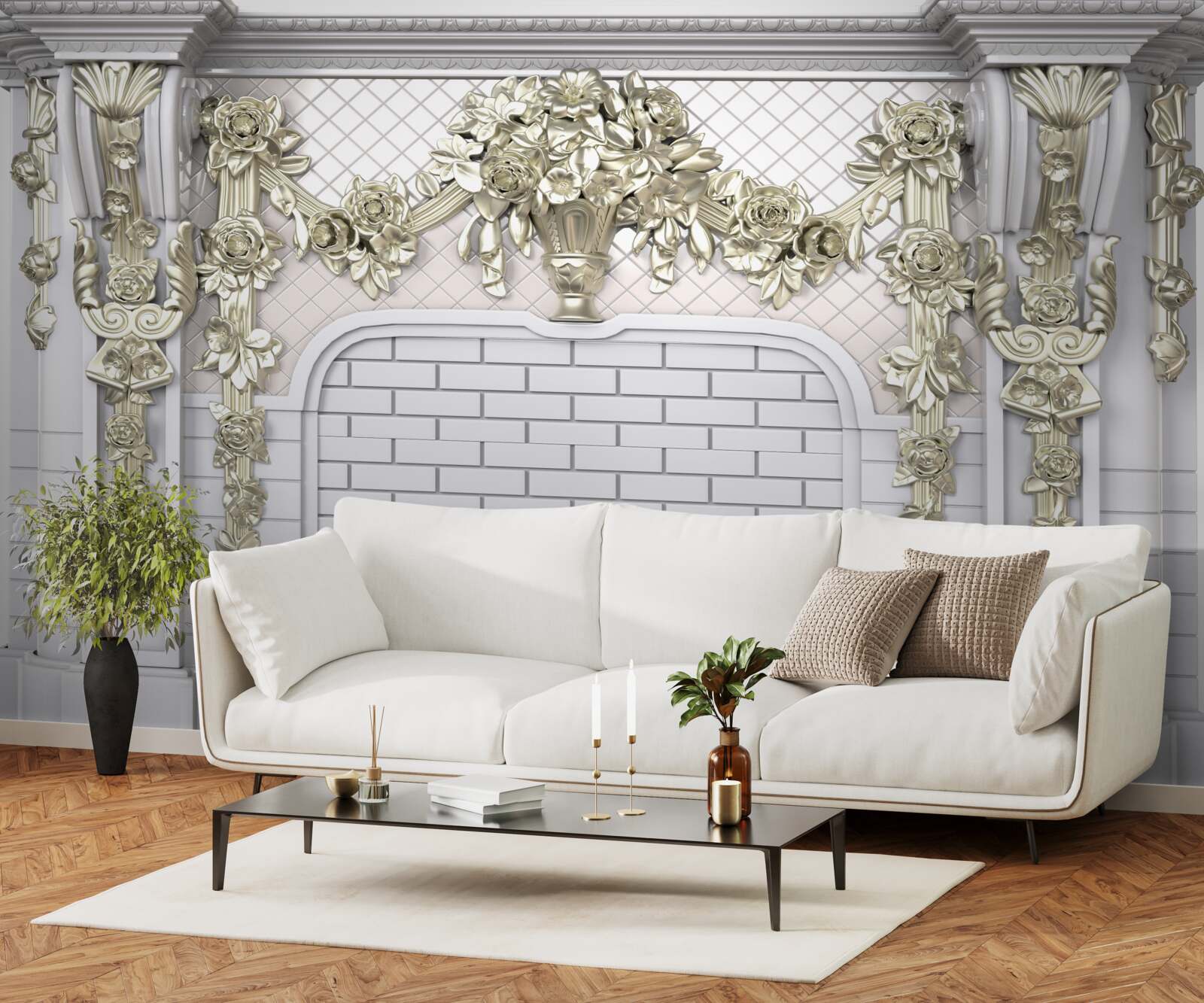 Fototapeta krb, bohato zdobený