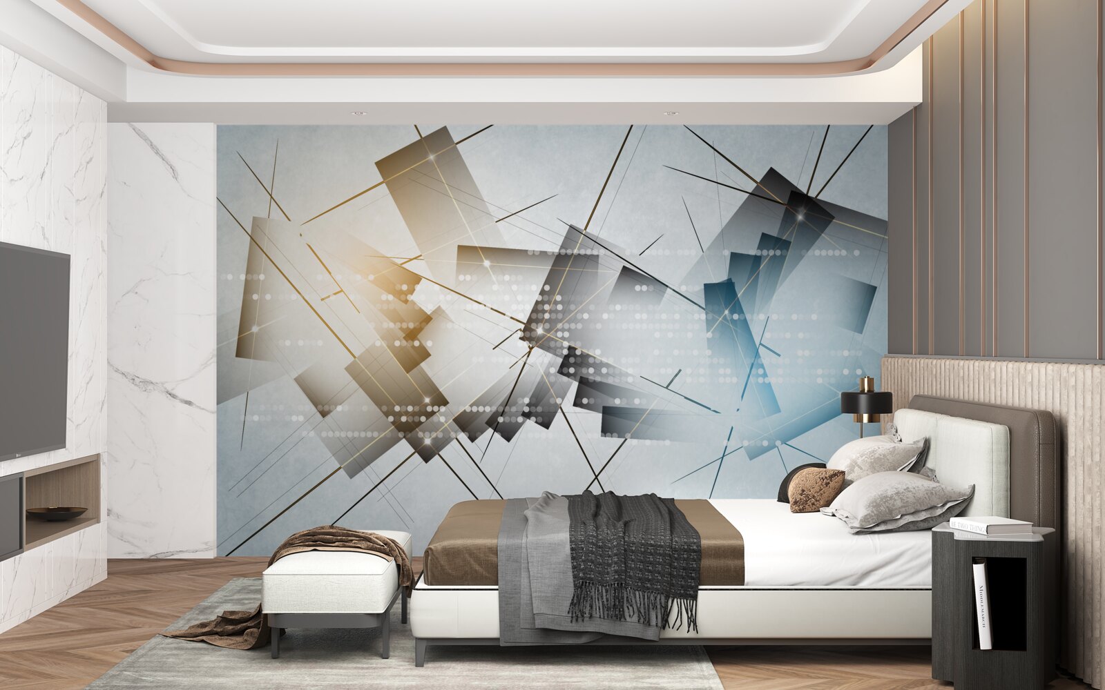 Fototapeta jasná žiara na rôznych obrázkoch