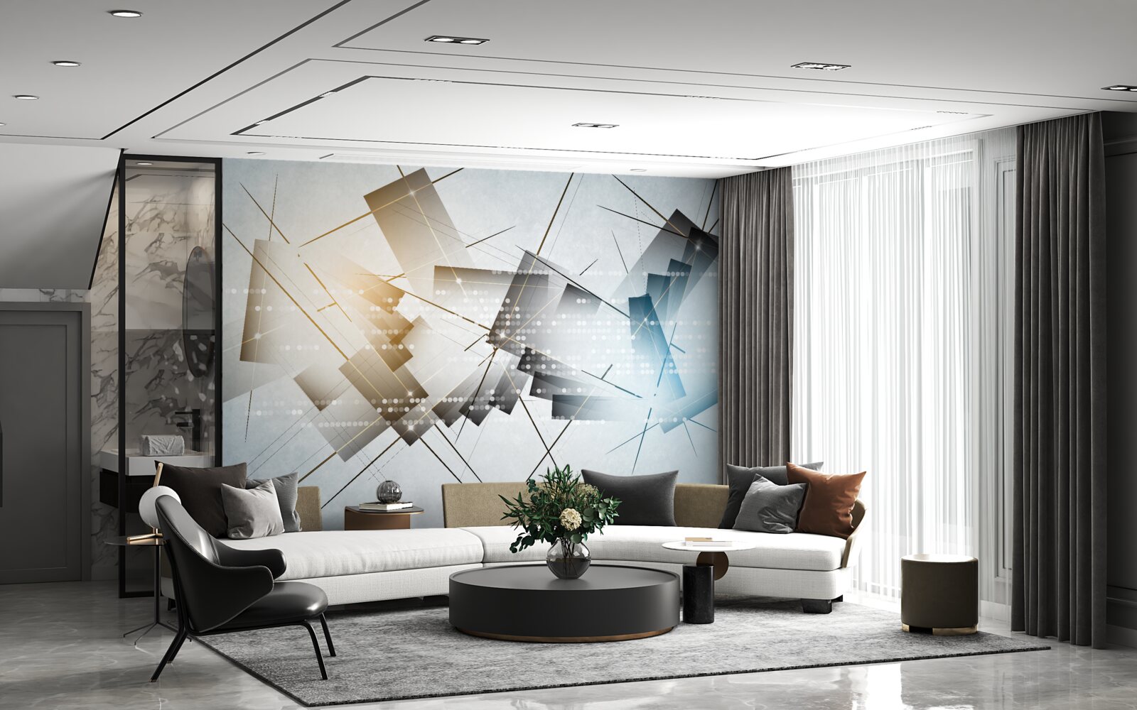 Fototapeta jasná žiara na rôznych obrázkoch