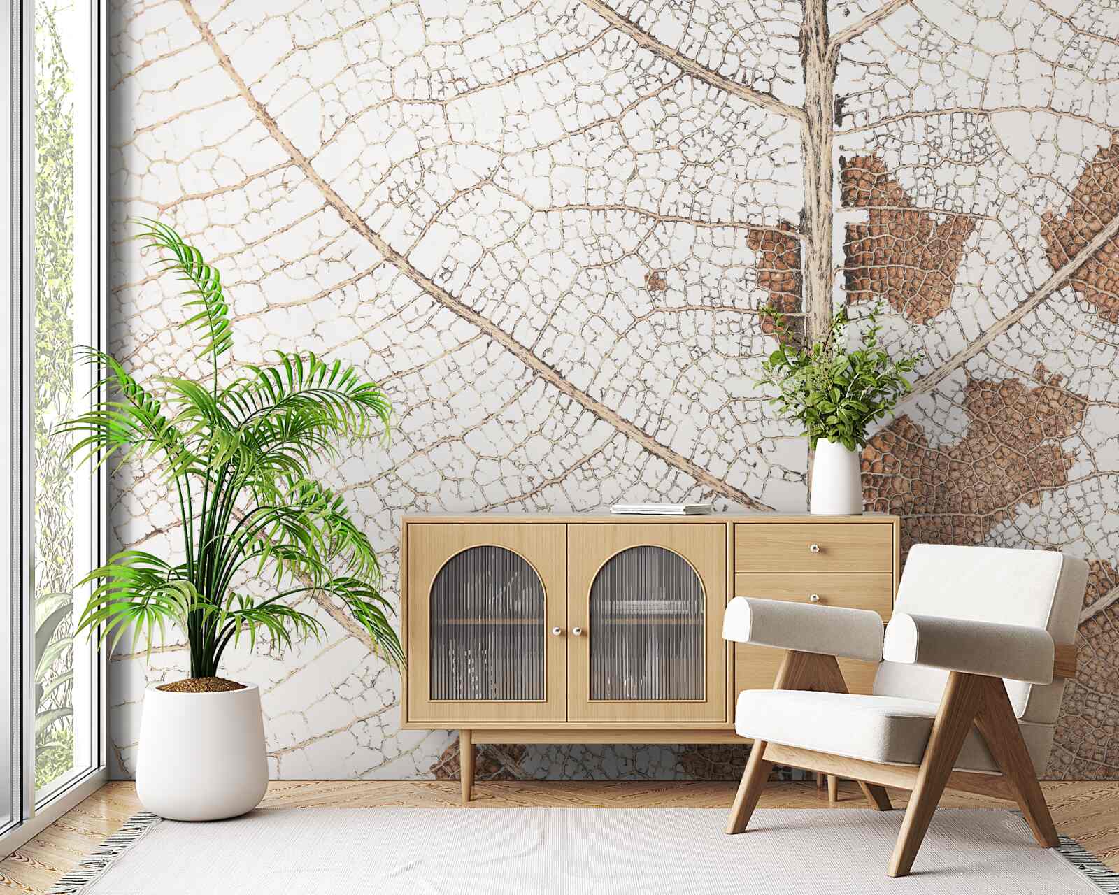 Fototapeta jesenné lístie s jedinečnou textúrou