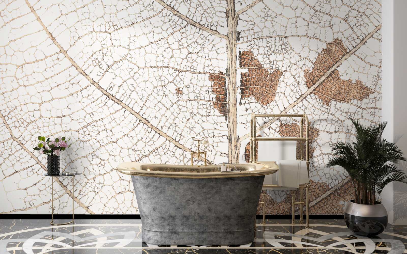 Fototapeta jesenné lístie s jedinečnou textúrou