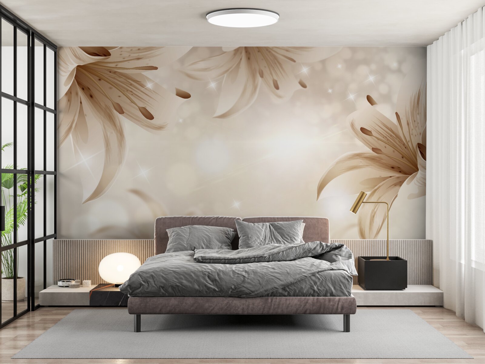 Fototapeta jemná kytica svetlých ľalií