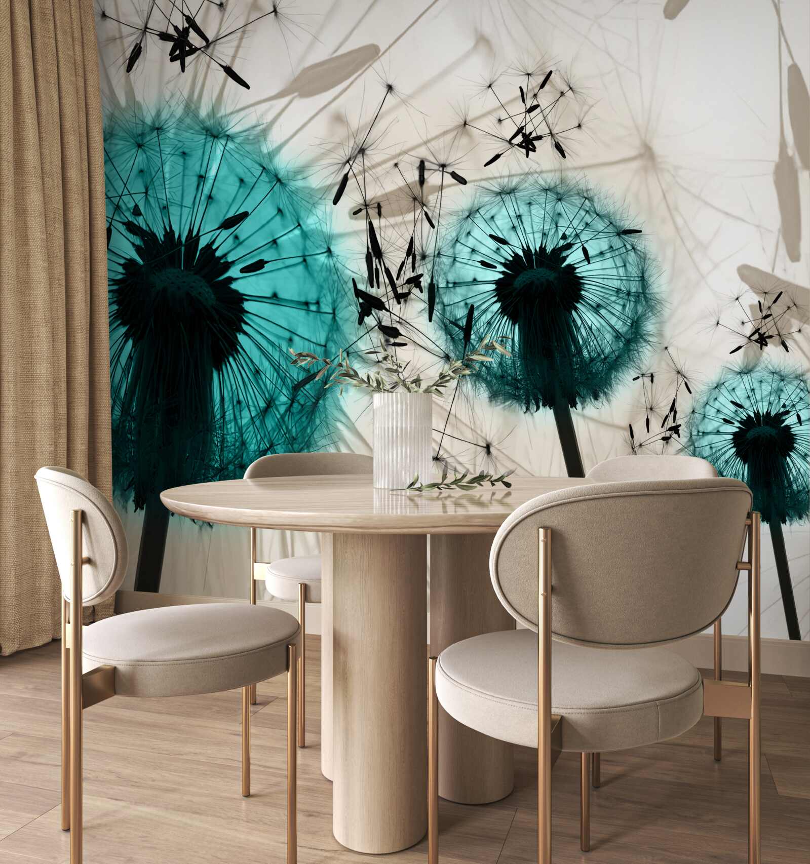 Fototapeta detailné zábery púpavy