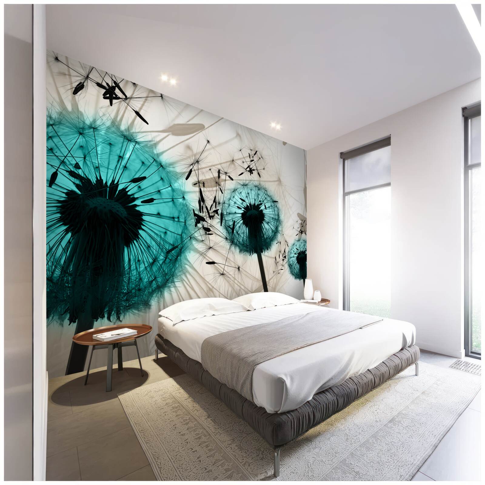 Fototapeta detailné zábery púpavy