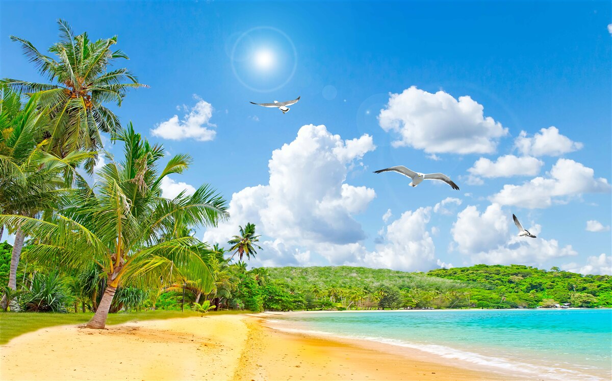 Fototapeta more a pláž sú nádherné