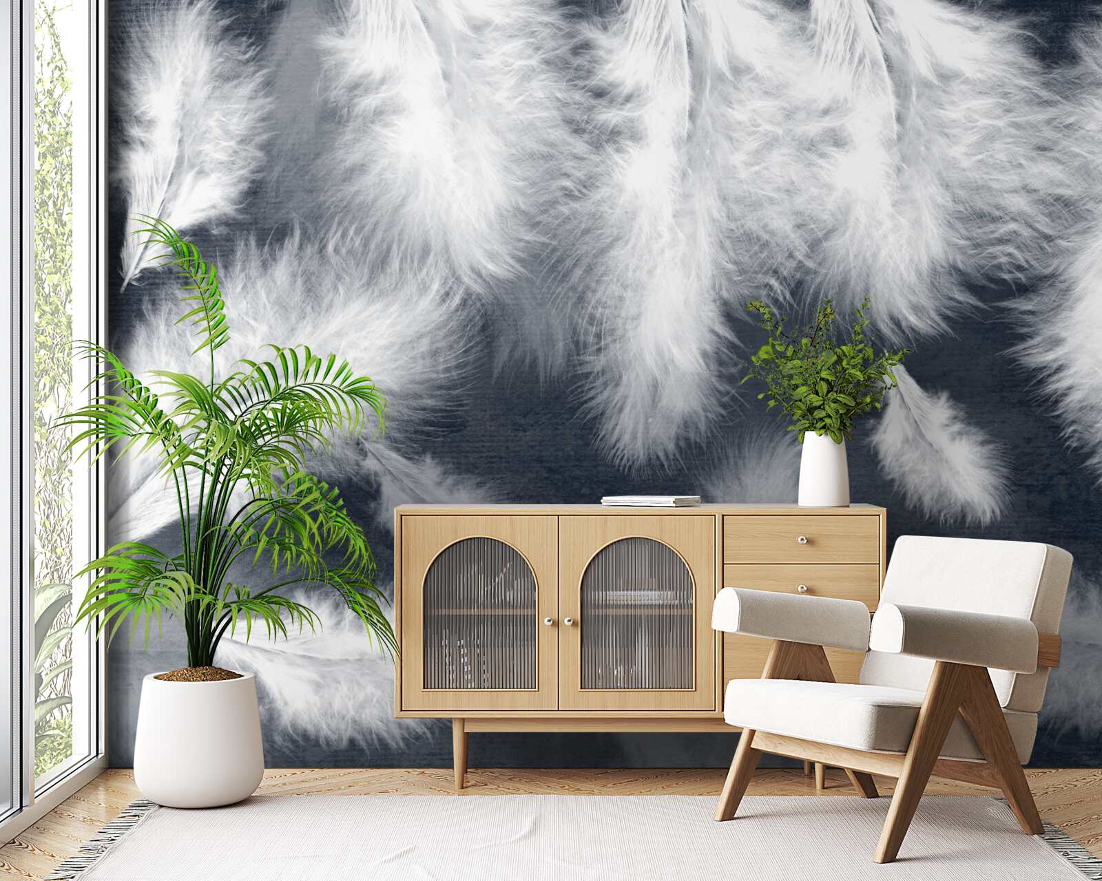 Fototapeta husté plávajúce perie