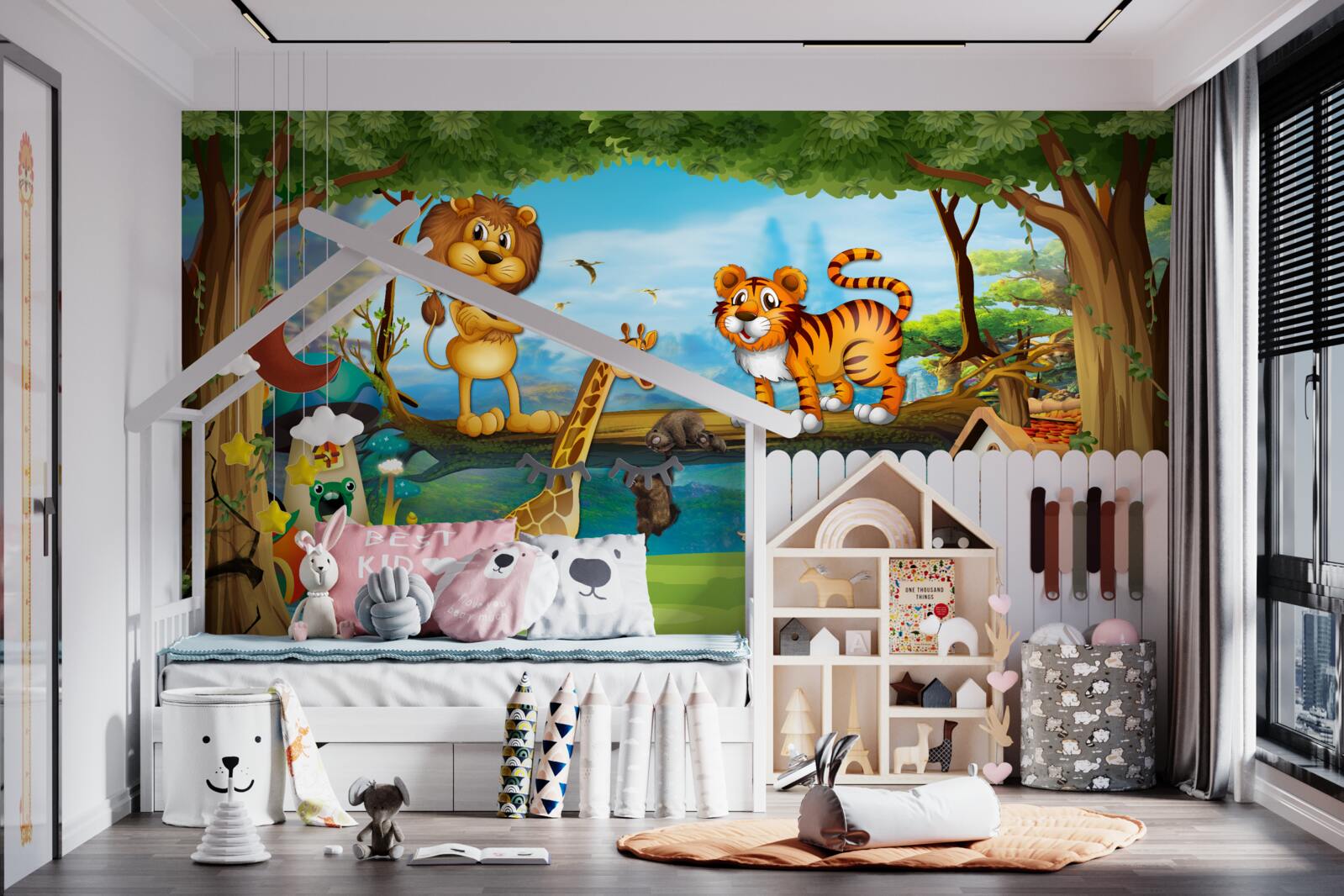 Fototapeta čarovné stvorenia v lese