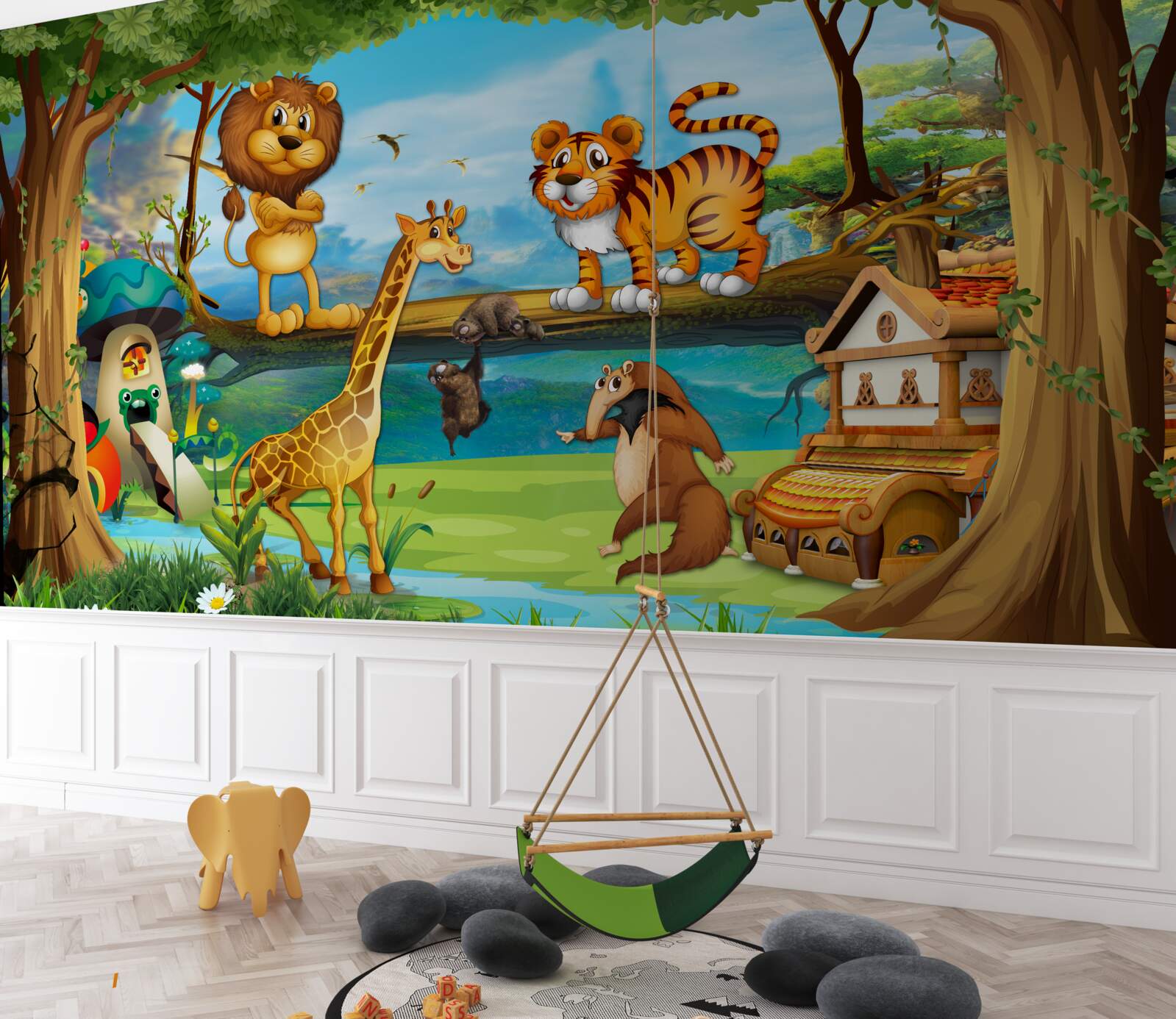 Fototapeta čarovné stvorenia v lese