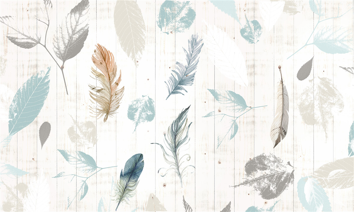 Fototapeta Stopy jesenných tropických listov