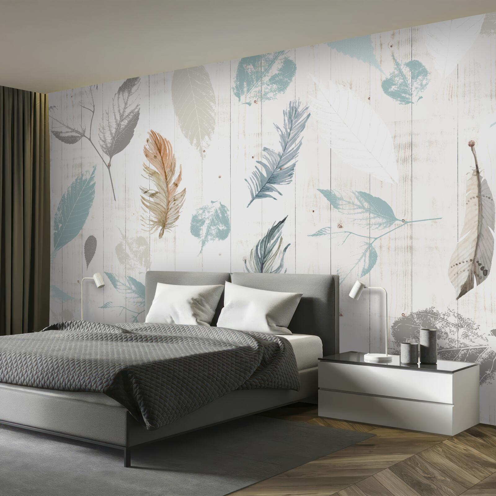 Fototapeta Stopy jesenných tropických listov