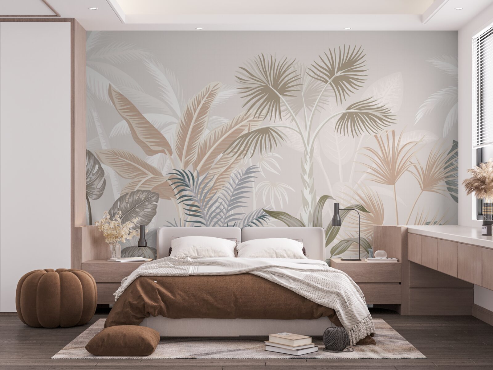 Fototapeta tropické rastliny v letných sprchách