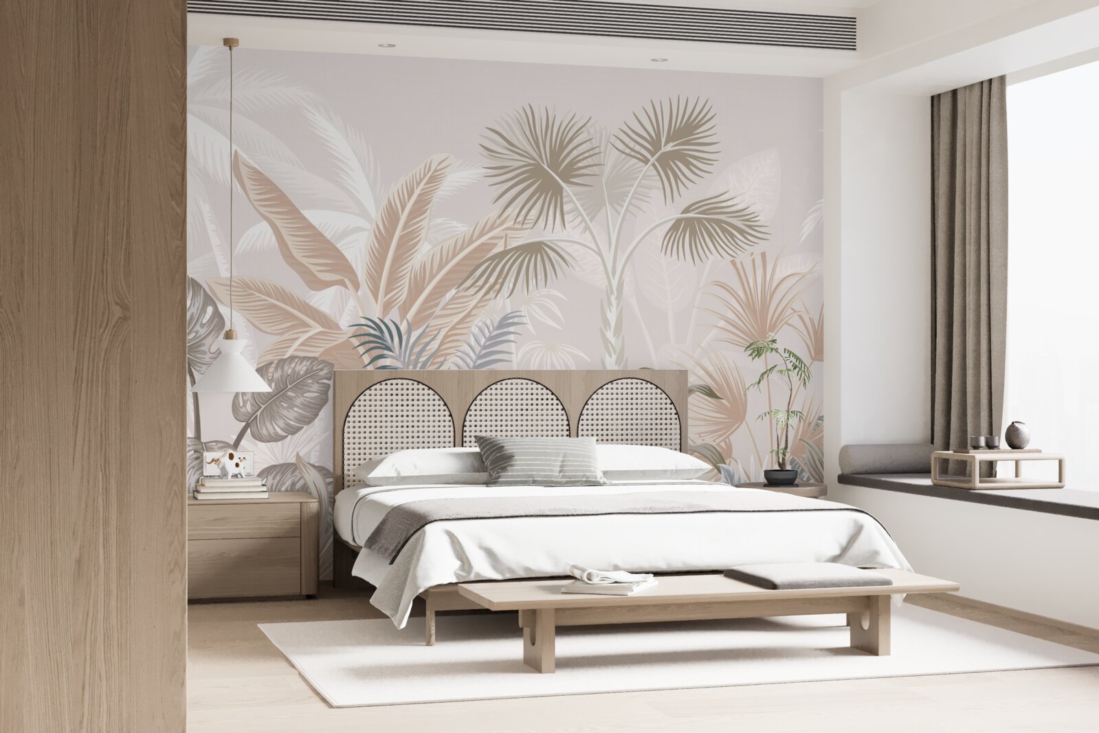 Fototapeta tropické rastliny v letných sprchách