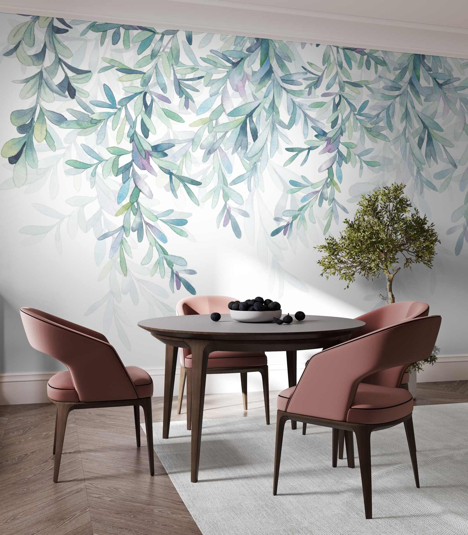 Fototapeta listy na konároch sa zelenajú