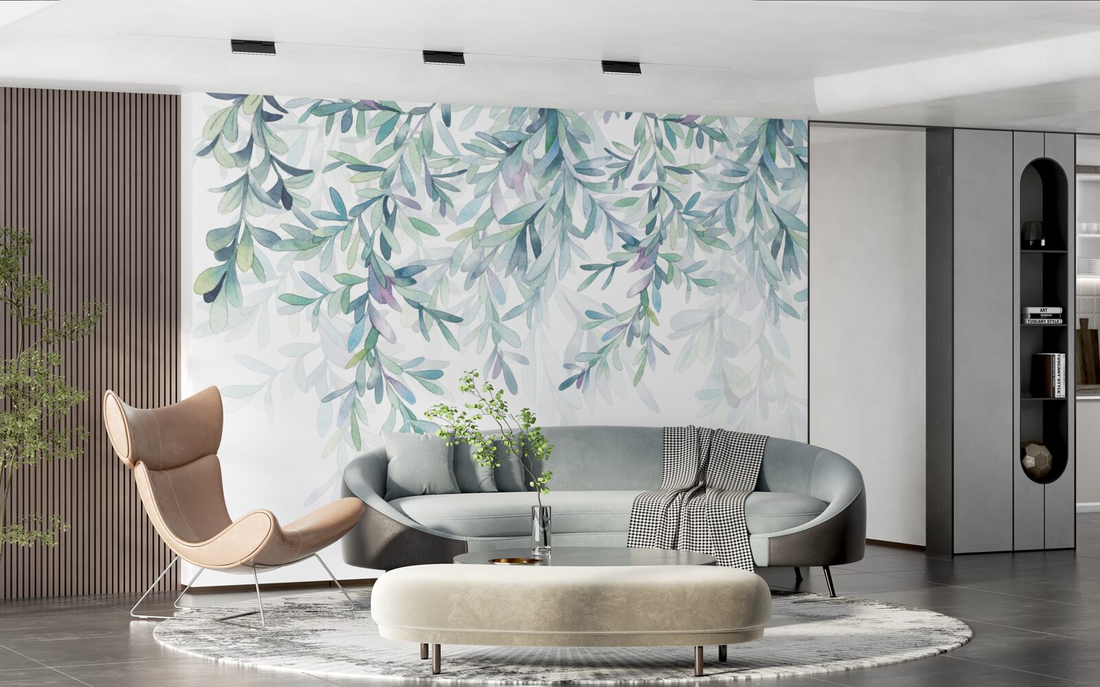 Fototapeta listy na konároch sa zelenajú