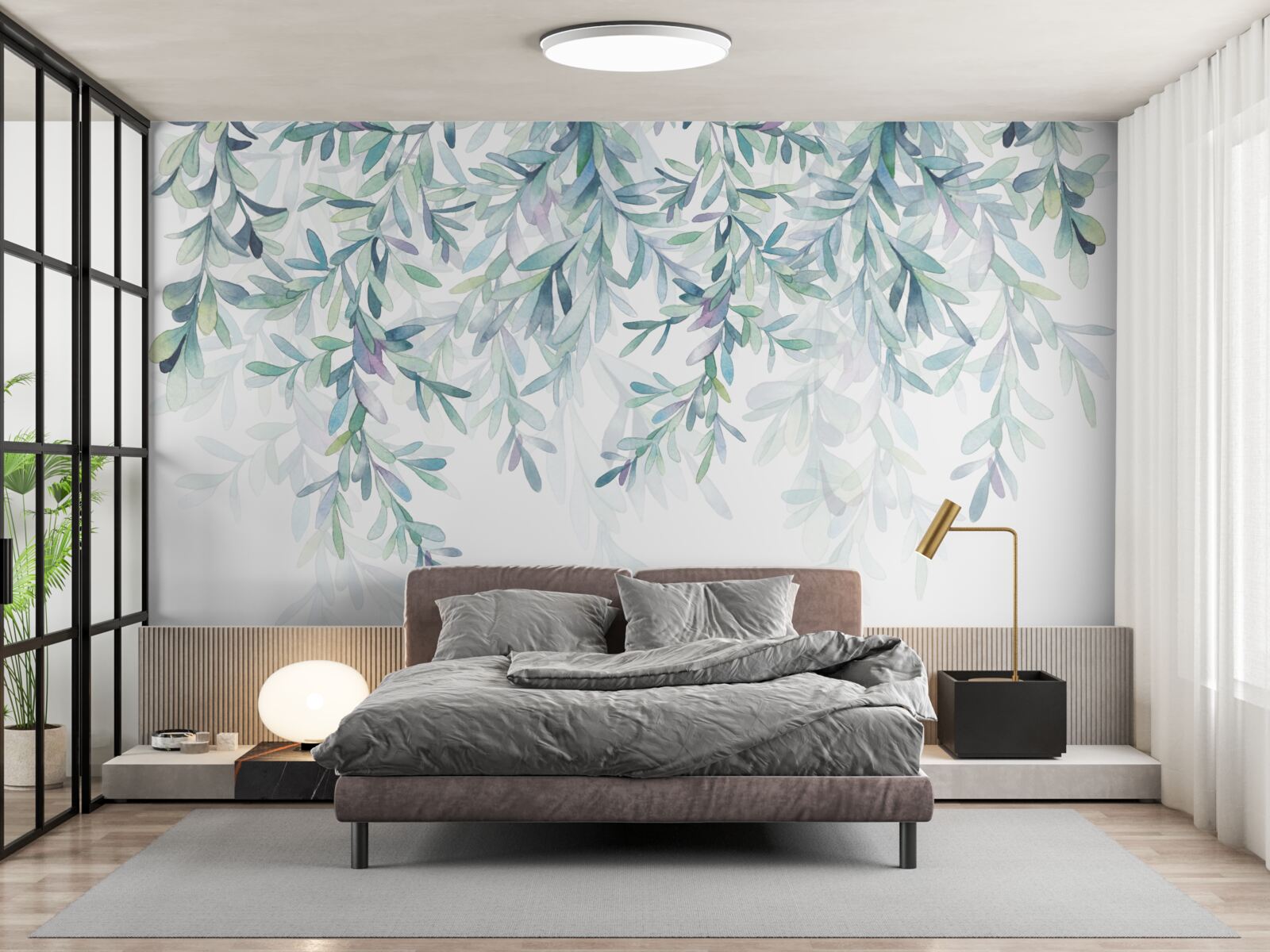 Fototapeta listy na konároch sa zelenajú